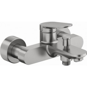 Duravit Wave bateria wannowa natynkowa Stal nierdzewna szczotkowany 216x198x113 mm - 903559_O1