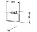 Duravit Karree Wieszak okrągły chrom - 463755_T1