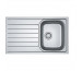 Franke Spark SKX 611-86 zlewozmywak stalowy wbudowywany Stal szlachetna jedwab - 686182_O1