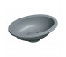 Omnires Shell M+ Umywalka Podblatowa, 38 X 25 Cm ash grey mat
