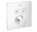 Hansgrohe ShowerSelect Bateria termostatyczna do 2 odbiorników, montaż podtynkowy, element zewnętrzny - 819032_O1