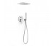 Tres Class-Tres Zestaw prysznicowy podt. z deszczownicą 38 cm Chrom - 824653_O1