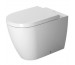 Duravit ME by Starck Miska WC stojąca 60x37, wersja przyścienna, lejowa, HygieneGlaze, biała - 570348_O1