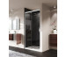 Huppe Aura elegance Drzwi prysznicowe do wnęki\kabiny Lewe, AntiPlaque 1400x1900 Srebrny mat\Transparent - 465386_O1