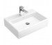 Villeroy & Boch Memento umywalka 500 x 420 mm, szlifowany spód, do montazu z meblami, Weiss Alpin