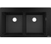 Hansgrohe S51 Zlewozmywak nablatowy dwukomorowy 88x51 czarny - 819160_O1