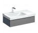 Geberit Xeno2 Szafka podumywalkowa wisząca 88x46,2x22 cm szary mat płótno - 779492_O1