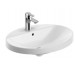Geberit VariForm umywalka wpuszczana w blat owalna 60 x 48 cm z otworem na baterię - 880913_O1