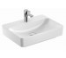 Geberit VariForm Umywalka stawiana na blat, prostokątna, 60 cm, z otworem na baterię, bez przelewu - 880948_O1