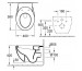 Villeroy & Boch Aveo miska WC wisząca, 400 x 590 mm, Star White Ceramicplus - 13663_T1