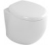 Villeroy & Boch Aveo miska WC stojąca lejowa, 410 x 560 mm, odplyw poziomy, do montazu blisko sciany, Star White CeramicplusO1