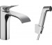 Hansgrohe Vivenis bateria umywalkowa z główką Bidette i wężem 160 cm Chrom