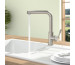 Villeroy & Boch Modern Steel Low pressure bateria kuchenna zlewozmywakowa Solid stainless steel