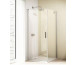 Huppe Design elegance 4-kąt, Drzwi skrzydłowe, wariant: STN/STS, 1/2 STE; wym. 900/H:1900mm, szkło przezroczyste - 436397_O1