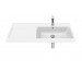 Roca Gap Umywalka meblowa asymetryczna UNIK 100x46 cm PRAWA