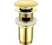 Deante click - clack okrągły gold, z tuleją, umywalkowy sierpień - 832897_O1