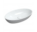 Omnires Siena Umywalka Nablatowa Marble+, 60X35Cm, Biały/Szary Połysk - 844433_O1