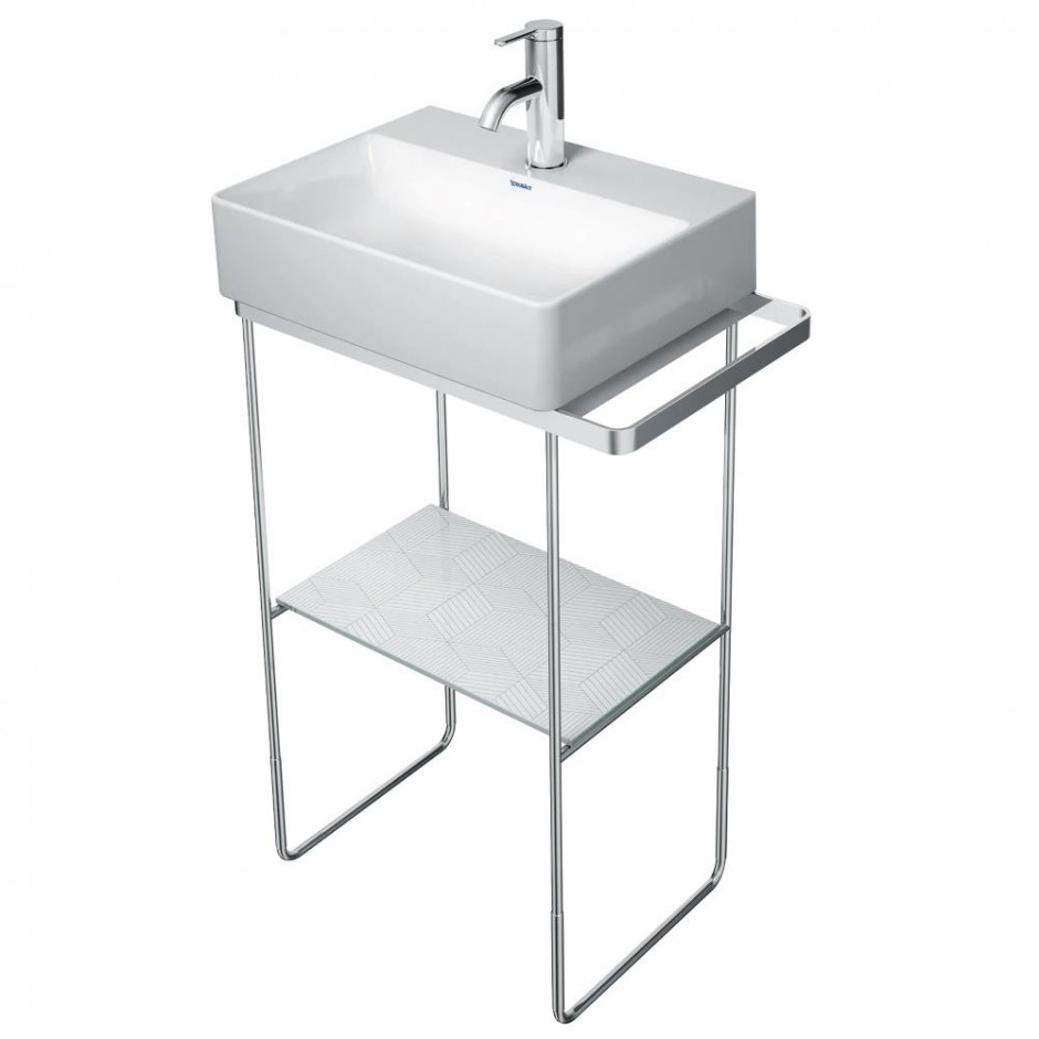 Duravit Towel rail DuraStyle 1129mm height ad+50mm,t/r left/right chrom - 841816_O1