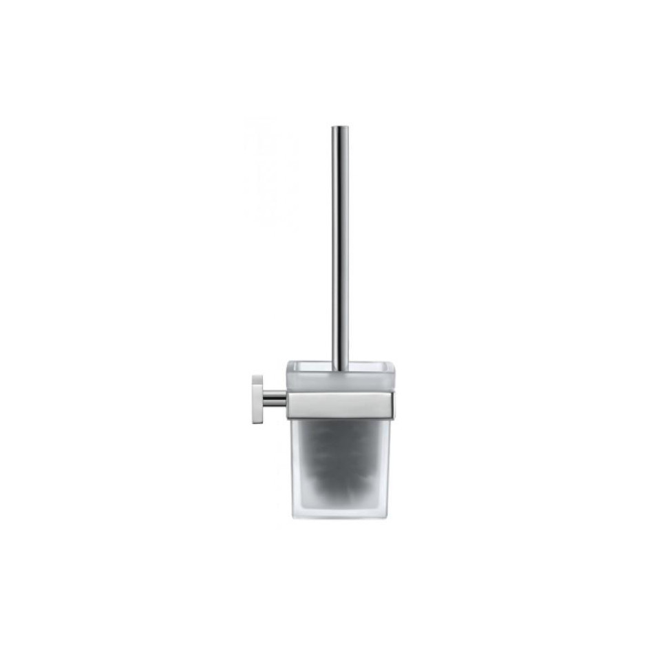 Duravit Karree Szczotka WC chrom/szkło matowe - 463763_O1