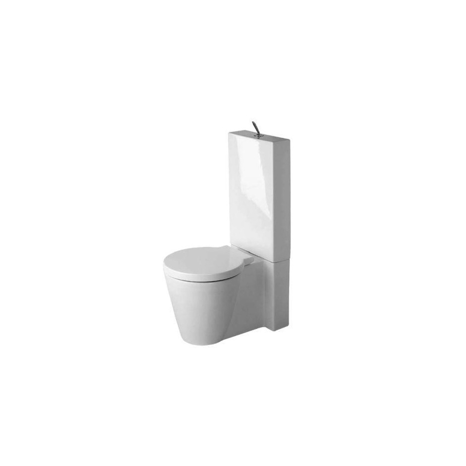 Duravit Starck 1 Kompakt WC stojący biały WonderGliss - 450051_O1