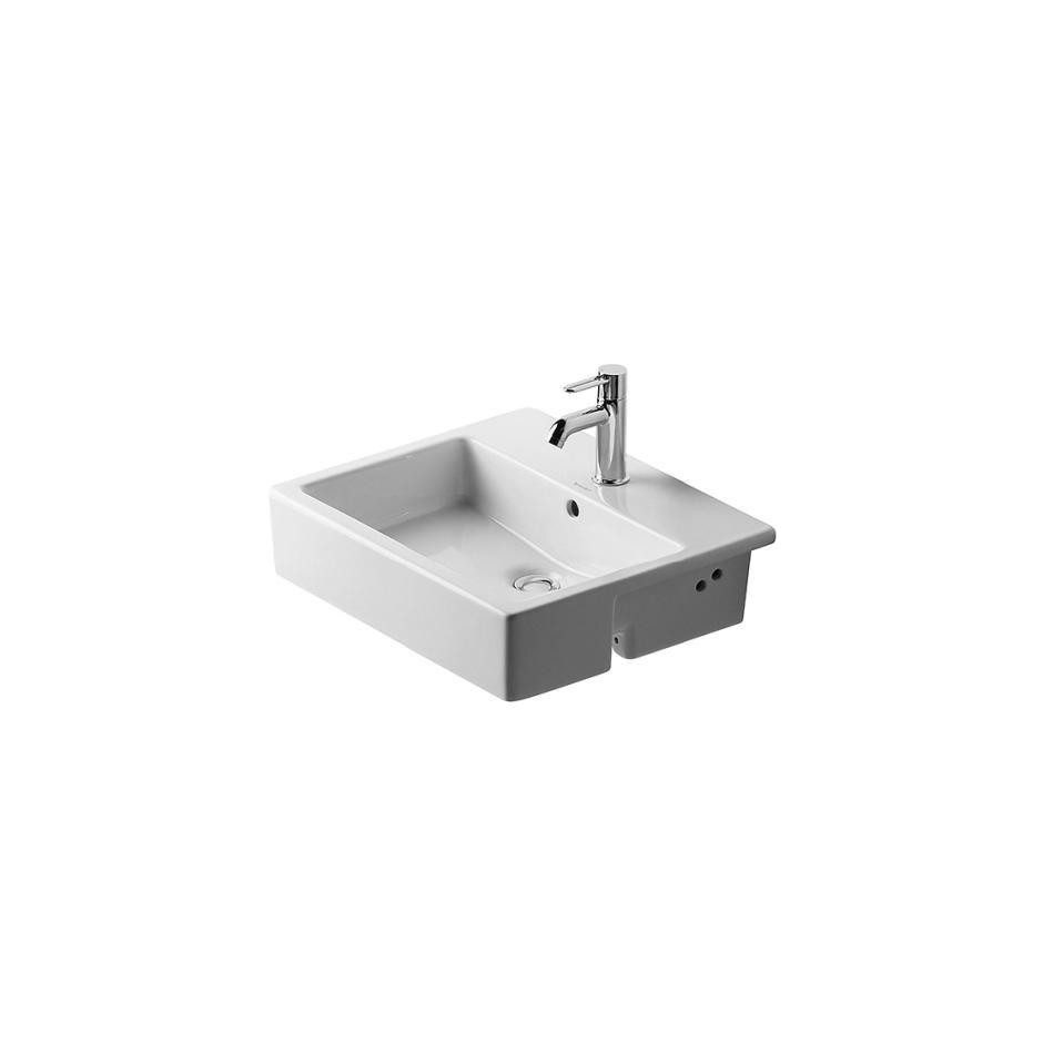 Duravit Vero Umywalka półblatowa 55x47 cm biała - 391212_O1