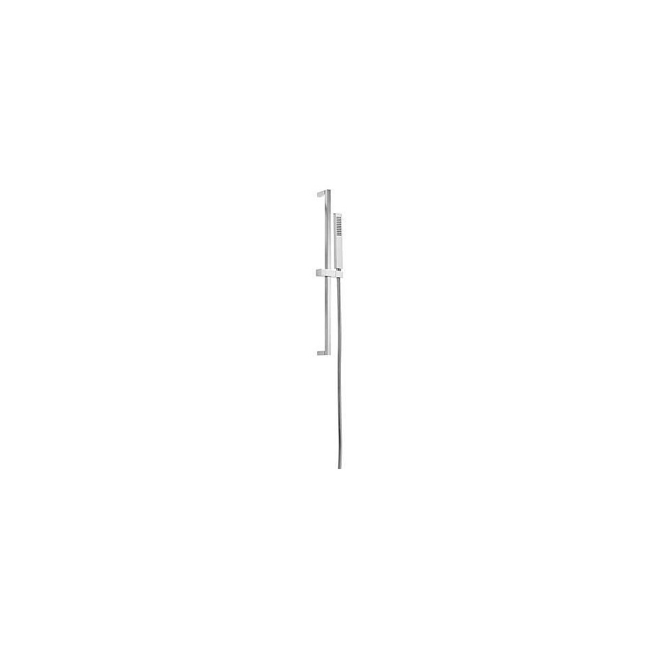 Tres Cuadro-Tres zestaw prysznicowy natynkowy na drążku długość 663 mm chrom - 525514_O1