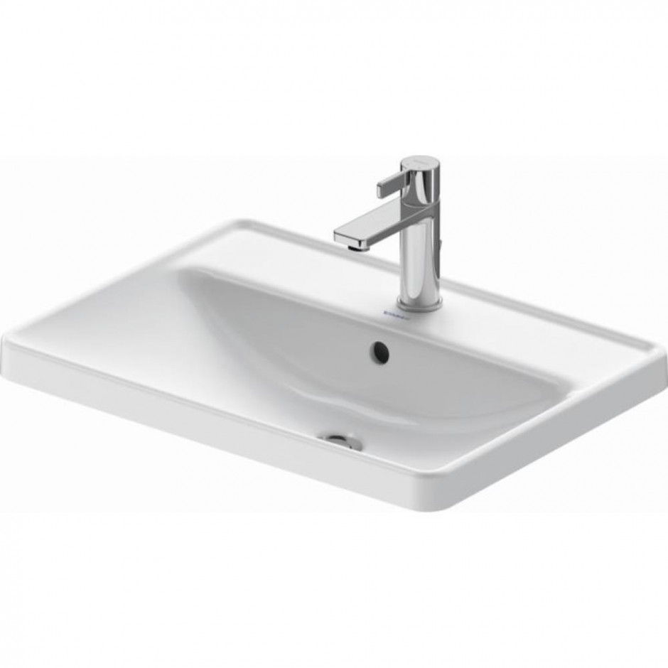 Duravit D-Neo Umywalka blatowa wpuszczana 60x44 cm biały - 829640_O1