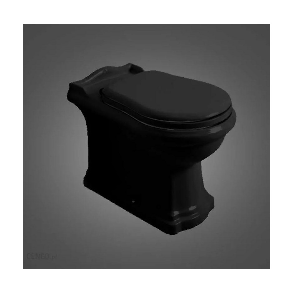 Kerasan Retro Miska Wc stojąca czarny - 765761_O1