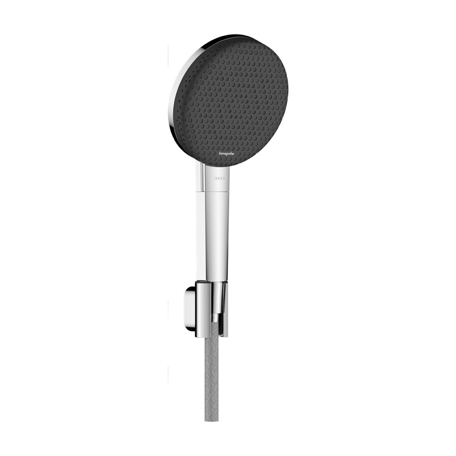 Hansgrohe Raindance Alive Select S Punktowy zestaw prysznicowy 125 3jet EcoSmart z tekstylnym wężem Designflex 160 cm Chrom