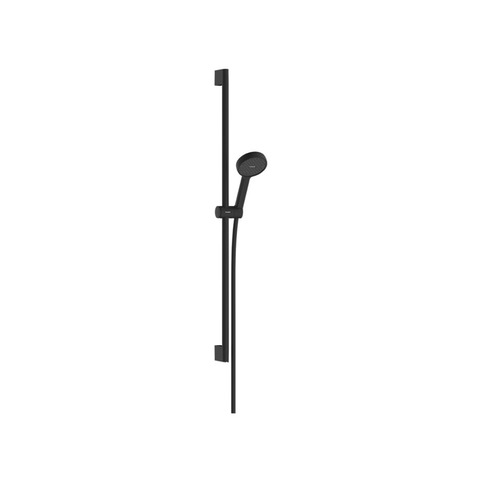 Hansgrohe Activera S Zestaw prysznicowy 95 1jet EcoSmart z drążkiem 90 cm Czarny Matowy