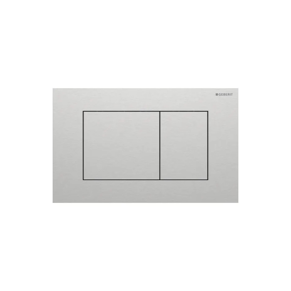 Geberit Sigma40 Przycisk uruchamiający, przedni, stal nierdzewna, prostokątny