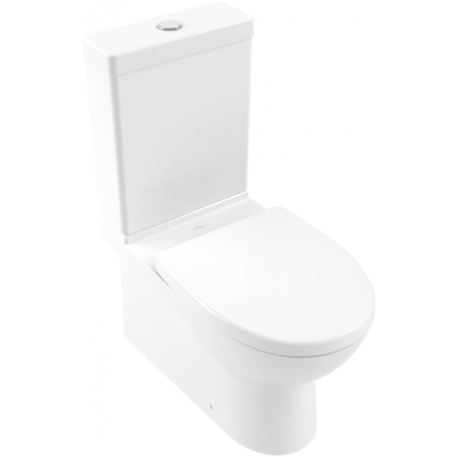 Villeroy & Boch Tube Miska WC stojący kompaktu Weiss Alpin