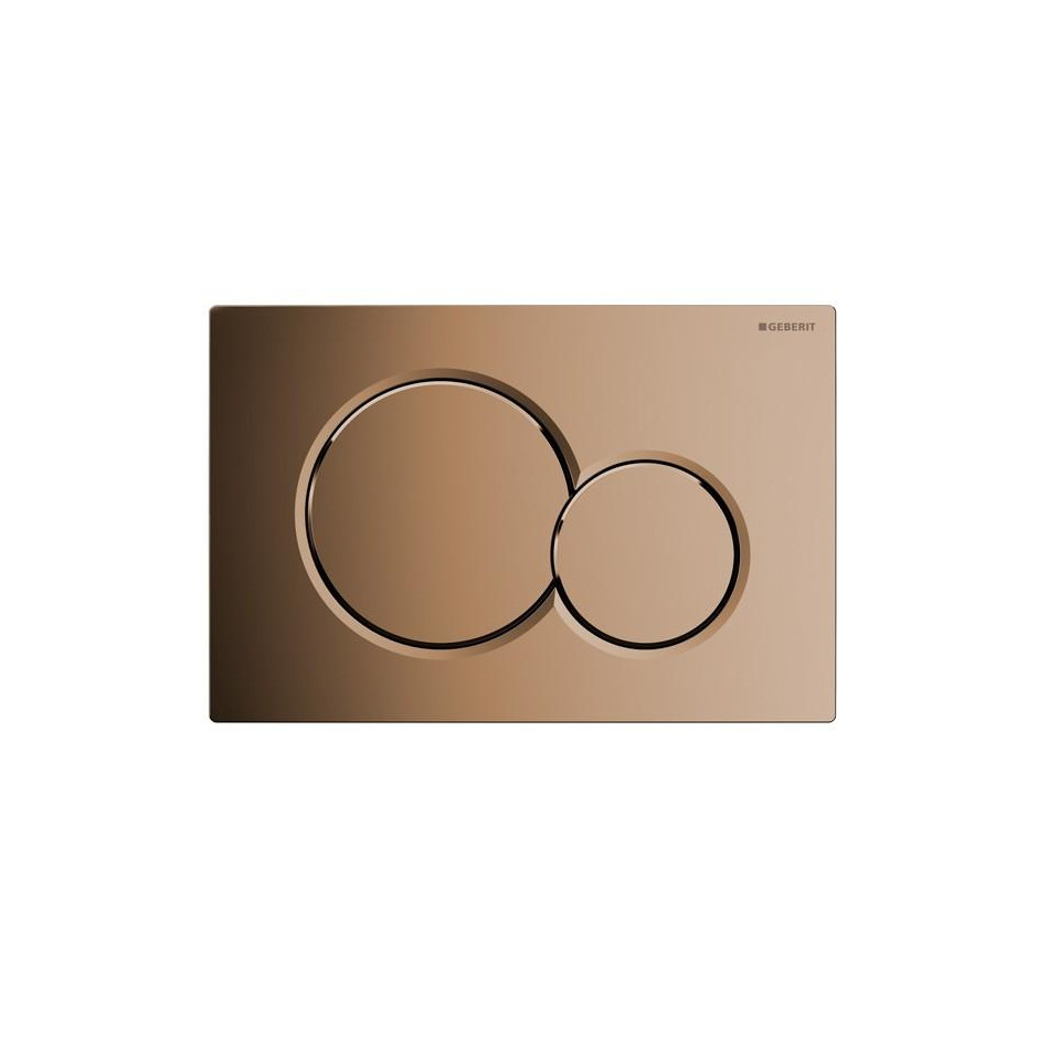 Geberit Sigma 01 Przycisk przedni do UP300 24,6x16,4 edelmessing - 461206_O1