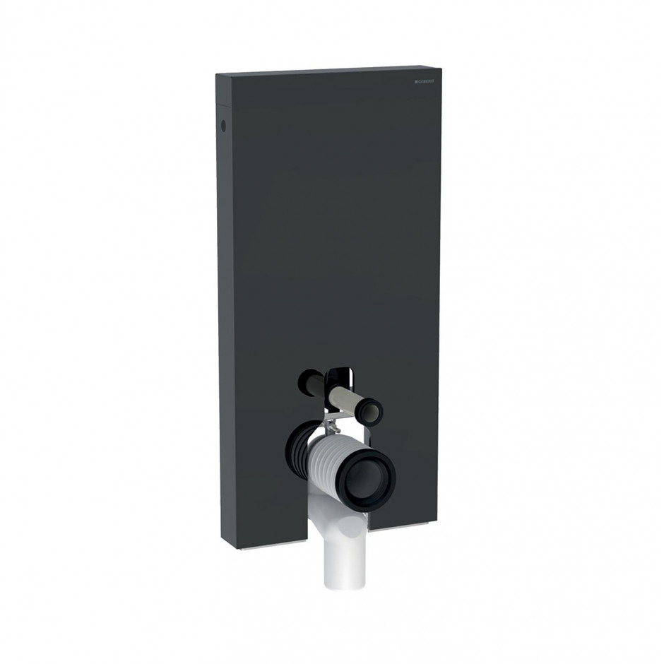 Geberit Moduł sanitarny Monolith do WC stojącego, H101, lava, boki czarne - 823032_O1
