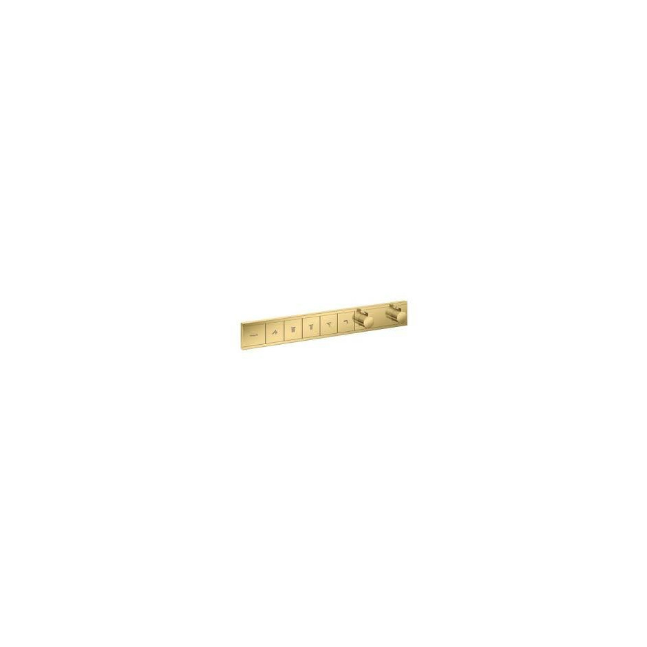 Hansgrohe RainSelect Bateria termostatyczna do 5 odbiorników, podtynkowa, element zewnętrzny Złoty Optyczny Polerowany - 896158_O1