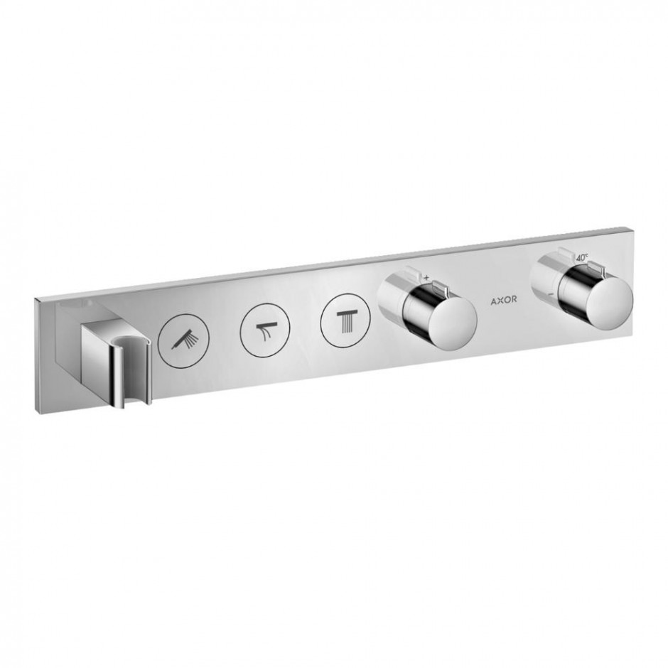 Axor ShowerSolution Moduł termostatyczny podtynkowy Select 530/90 do 3 odbiorników chrom - 724758_O1