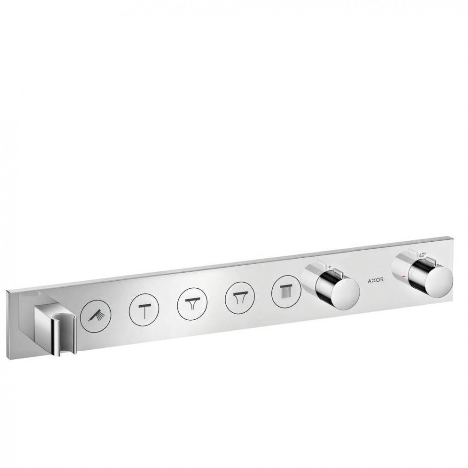 Axor ShowerSolution Moduł termostatyczny Select 670/90 do 5 odbiorników, montaż podtynkowy, element zewnętrzny - 763573_O1