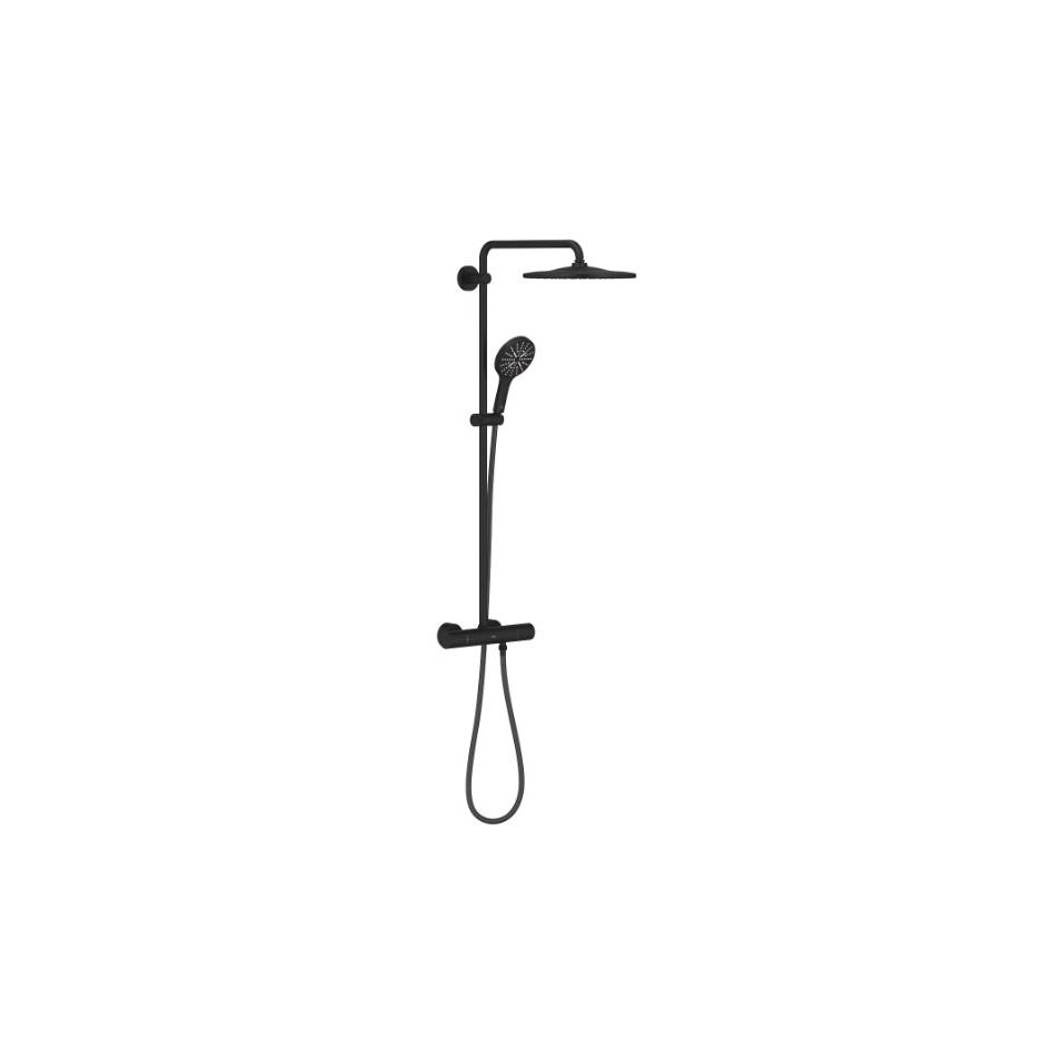 GROHE Rainshower zestaw prysznicowy termostatyczny czarny matowy - 892642_O1