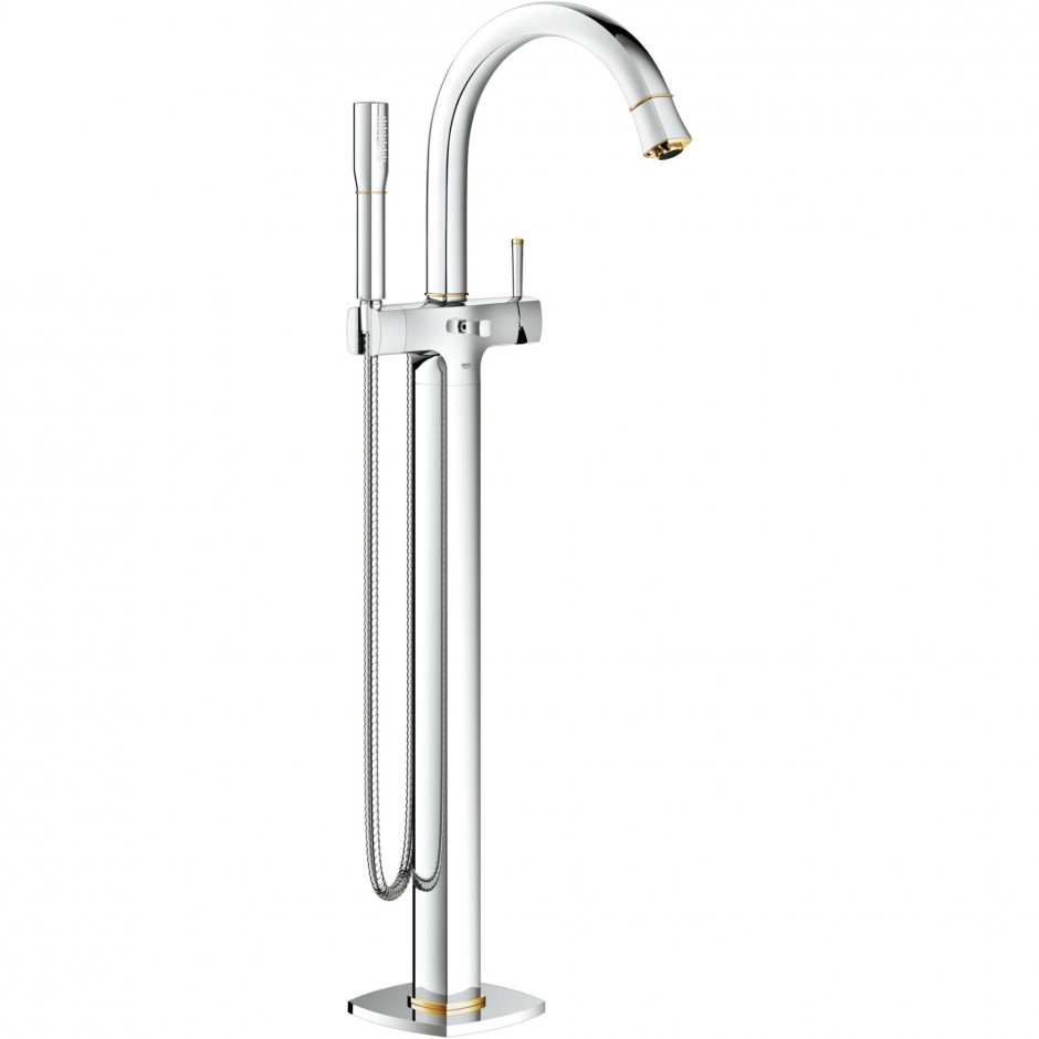 Grohe Grandera bateria wannowa stojąca podłogowa chrom/zloty - 463470_O1