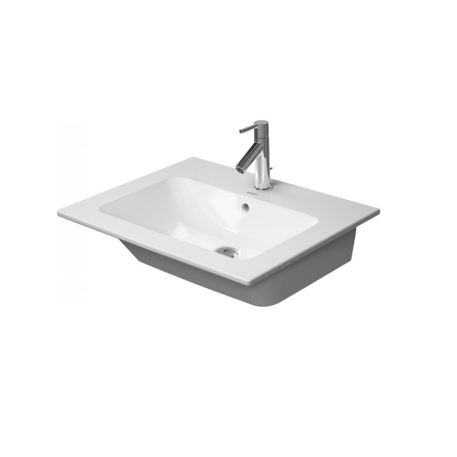 Duravit ME by Starck Umywalka meblowa bez otworu 83x49 biała - 773627_O1