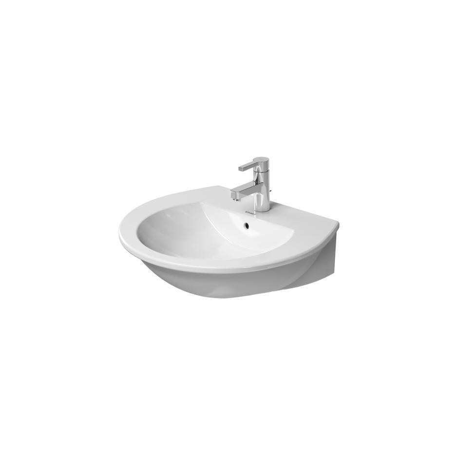 Duravit Darling New Umywalka wisząca biała 55x48 WonderGliss - 450286_O1