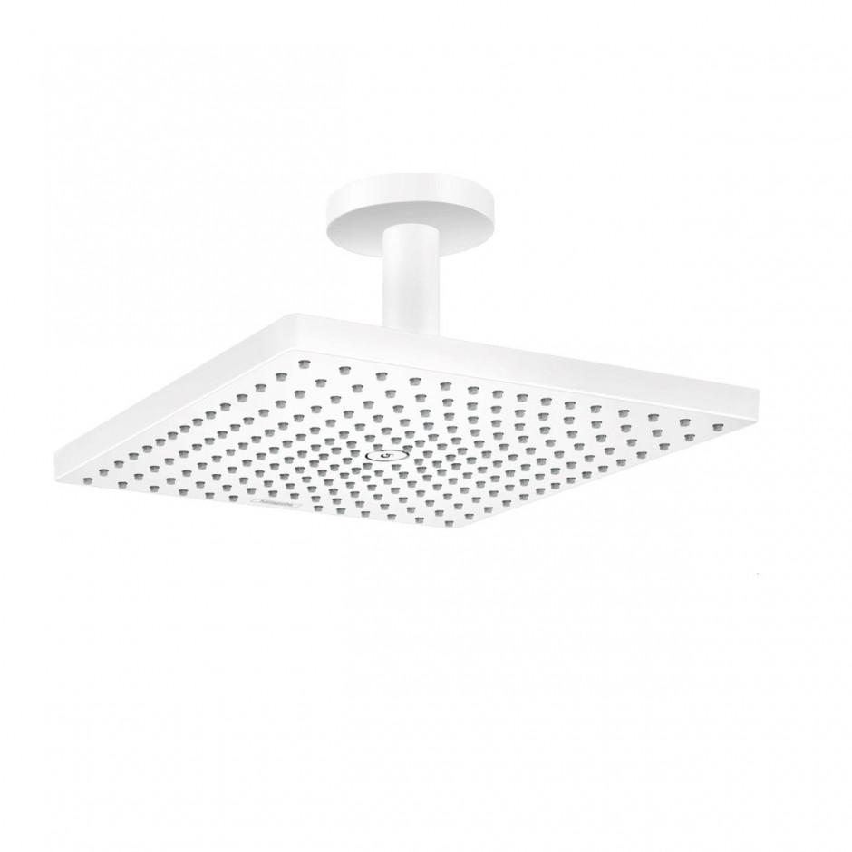 Hansgrohe Raindance E Głowica prysznicowa 300 1jet z przyłączem sufitowym, biały matowy - 819081_O1