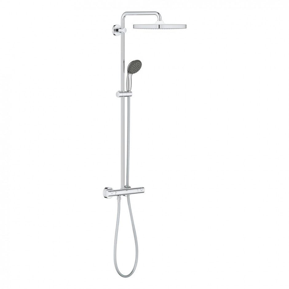 Grohe Vitalio Start 250 system prysznicowy natynkowy z termostatem deszczownica 25cm chrom - 834244_O1