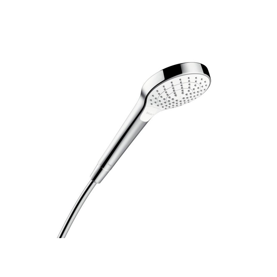 Hansgrohe CromaSelect S Vario Słuchawka prysznicowa 3jet, EcoSmart 9 l/min DN15 biały/chrom - 508260_O1