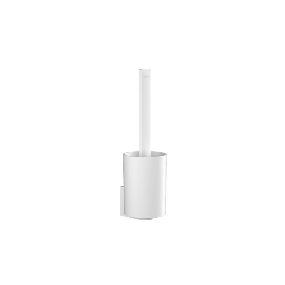 Hansgrohe WallStoris Szczotka toaletowa z pojemnikiem biały matowy - 828693_O1