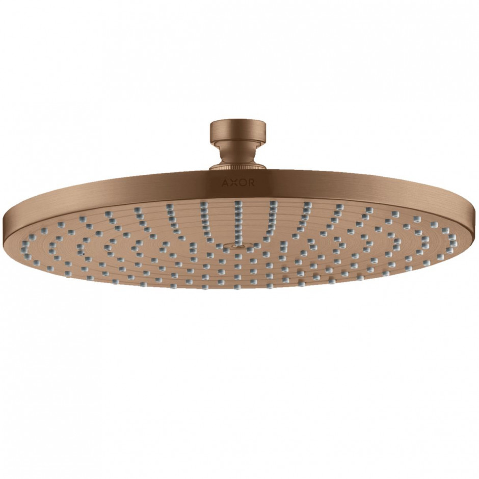 AXOR Starck deszczownica prysznicowa 24cm 1s czerwone złoto szczotkowane - 821854_O1