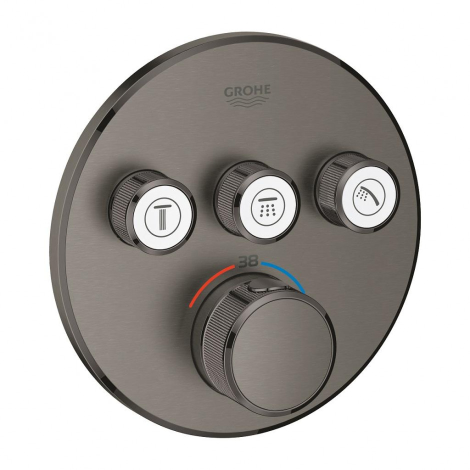 Grohe Grohtherm SmartControl bateria podtynkowa termostat do SmartBox brushed hard graphite - 769969_O1