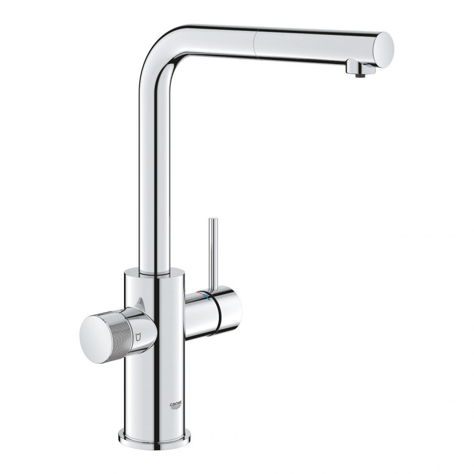 GROHE Blue Pure Minta bateria kuchenna z wyciąganą wylewką zlewozmywakowa do filtra wody chrom - 896365_O1