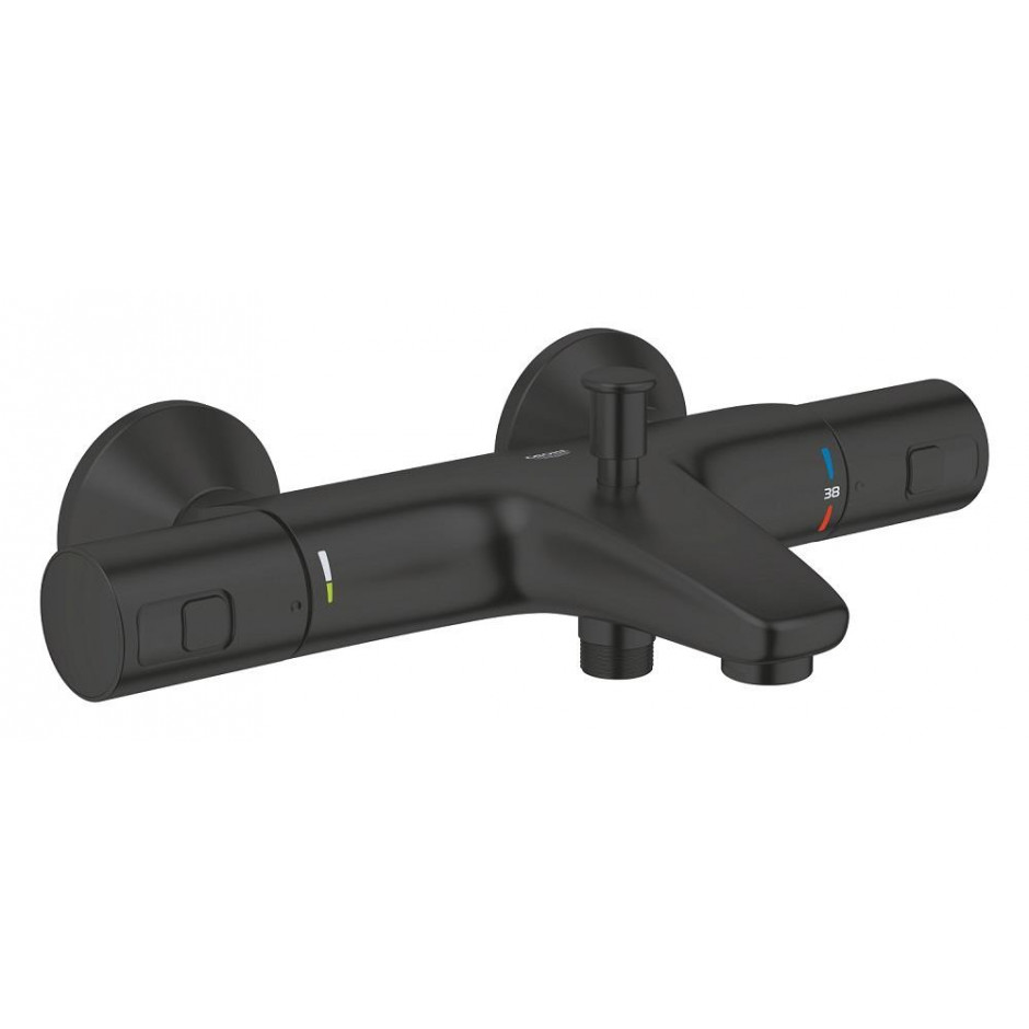 Grohe Precision Start bateria termostatyczna wannowa czarny mat - 895521_O1