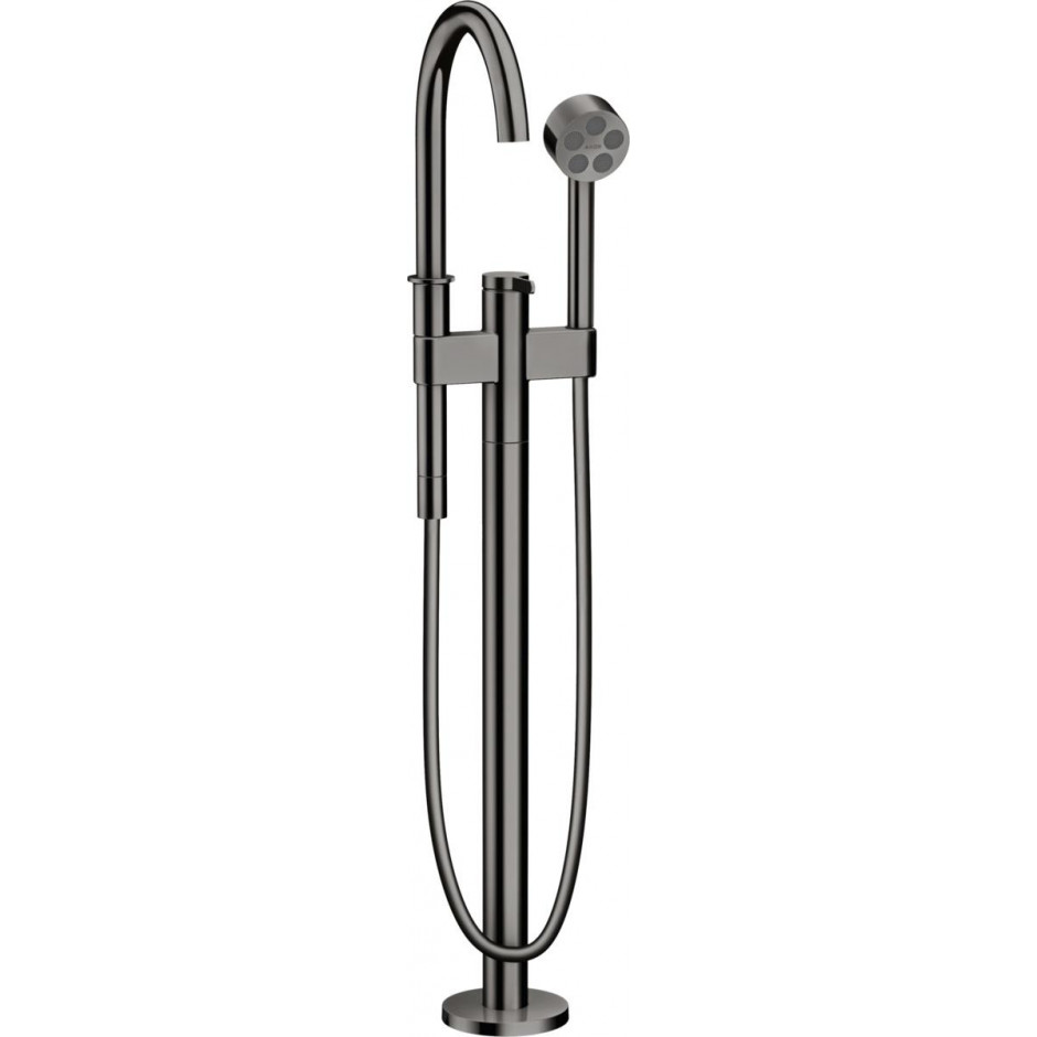 Axor One bateria wannowa do montażu w podłodze czarny chrom polerowany - 858171_O1